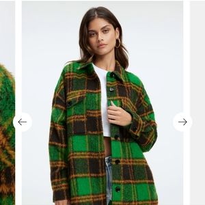 Good American shacket New with tags